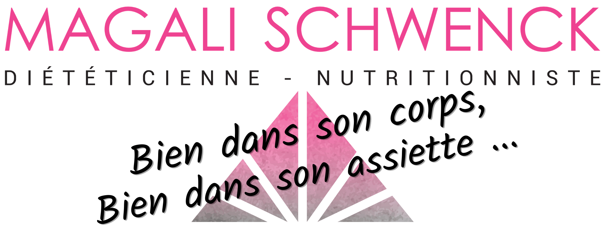 Magali Schwenck Diététicienne Logo et Slogan