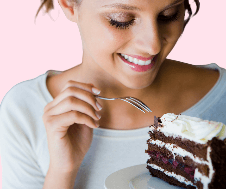 Magali Schwenck Diététicienne Manger un gâteau