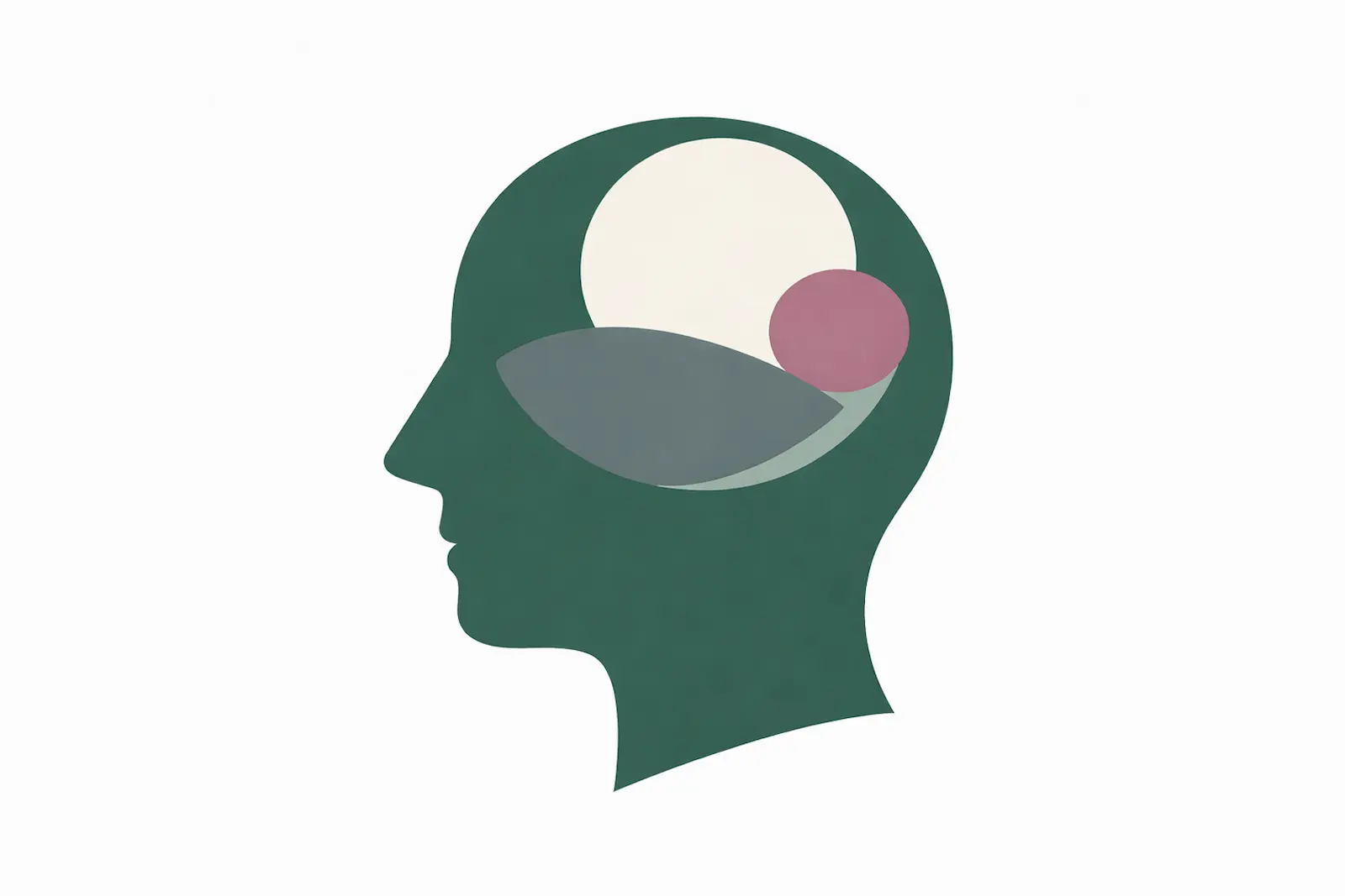 Illustration représentant la dimension mentale et la relation à l’alimentation – diététicienne à Varilhes en Ariège