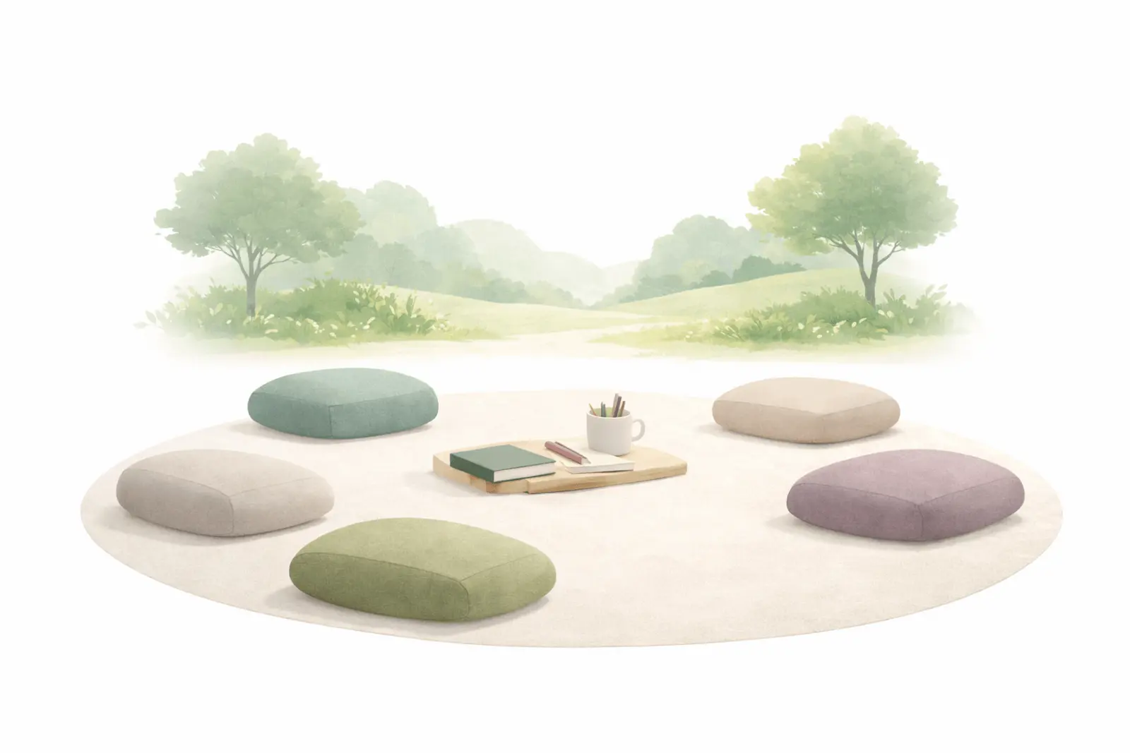 Ateliers et stages en alimentation en groupe dans un cadre immersif