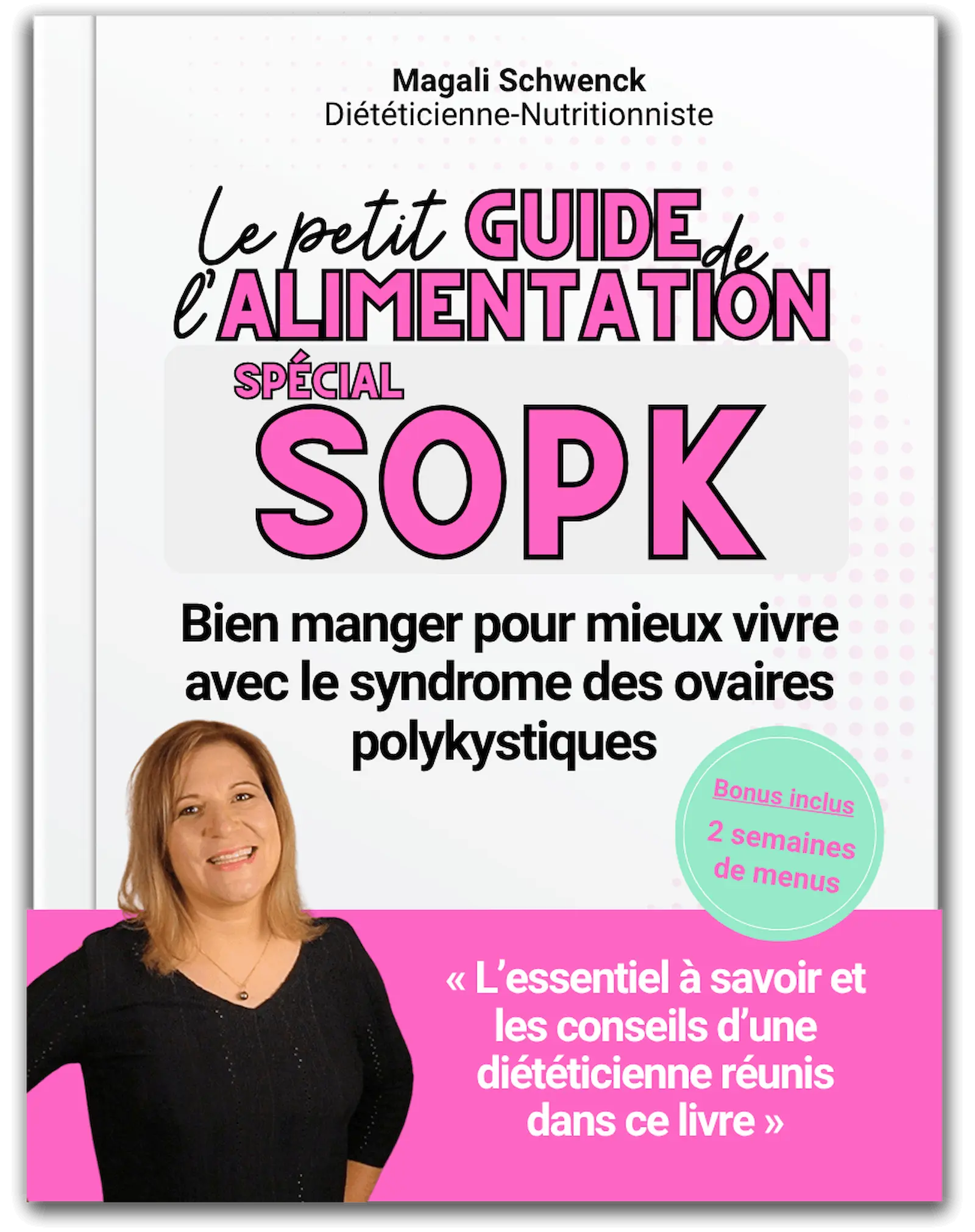 Couverture du livre alimentation SOPK écrit par une diététicienne nutritionniste