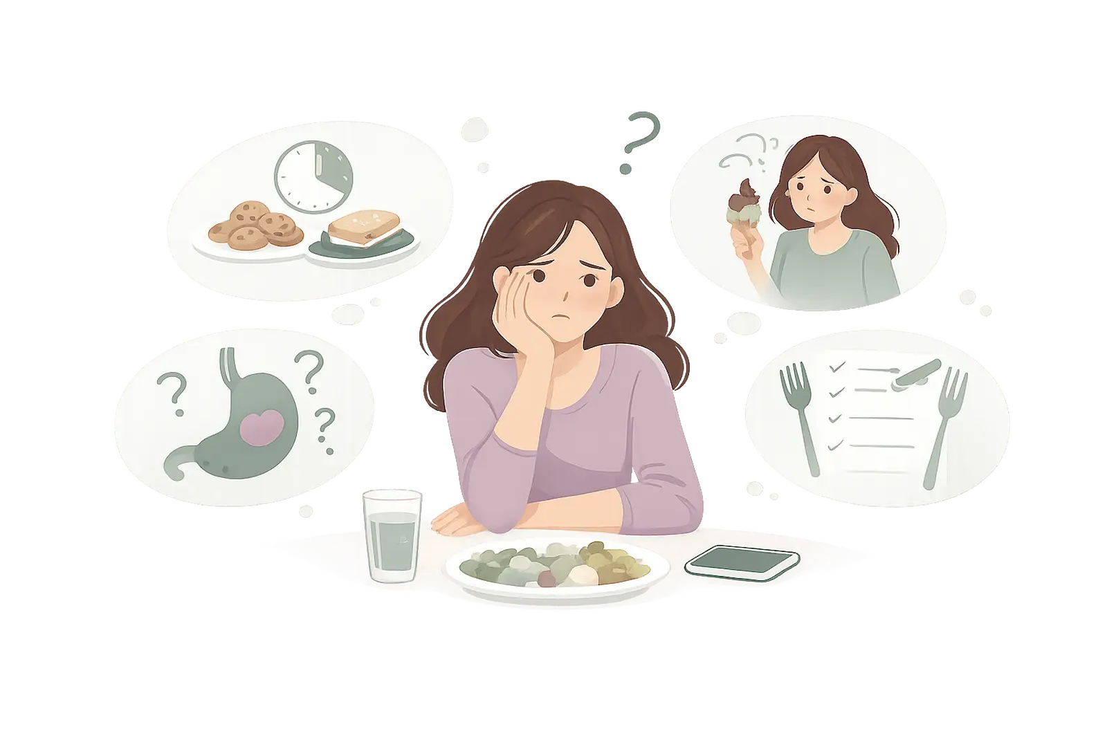 Perte de repères alimentaires influençant la régulation du poids et les sensations de faim et satiété